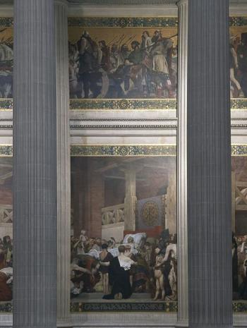 La Mort de sainte Geneviève Jean-Paul Laurens (1838-1921)