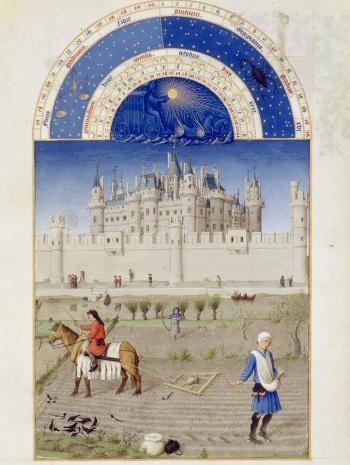 Les Très Riches Heures du duc de Berry, octobre