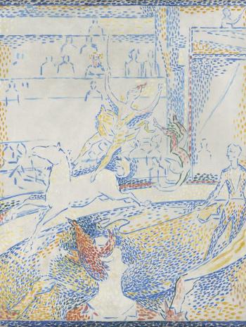 Esquisse peinte pour Le Cirque Georges Seurat (1859-1891)