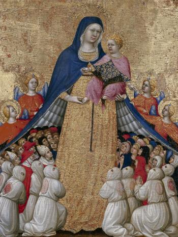 La Vierge de miséricorde Pietro di Domenico da Montepulciano (connu de 1418 à 1422)