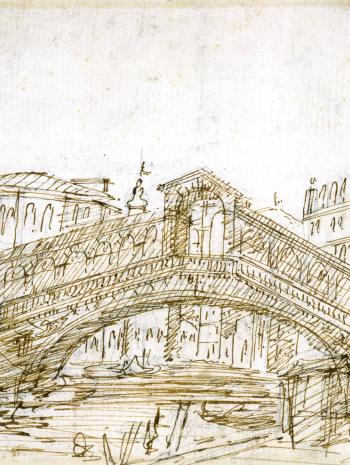 Le Grand Canal à Venise et le pont Rialto vu du Sud Antonio Canaletto (1697-1768)