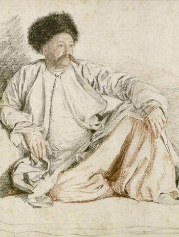 Portrait de M. Levett, négociant anglais, en costume tatar Jean-Étienne Liotard (1702-1789)