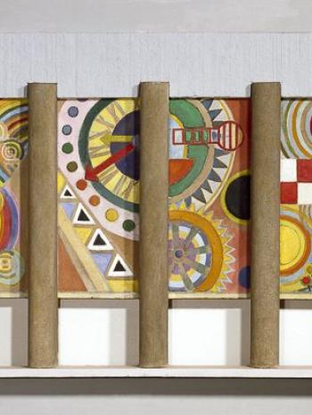 Maquette pour l’entrée du hall des Réseaux du Palais des chemins de fer Robert Delaunay (1885-1941)