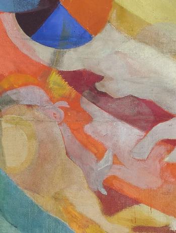 Manège de cochons Partie centrale, silhouettes de cochons Robert Delaunay (1885-1941)