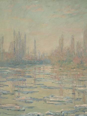 Claude Monet (1840-1926), Les Glaçons (Débâcle sur la Seine). 1880, peinture (huile sur toile), 60,5 × 99,5 cm. Paris, musée d’Orsay