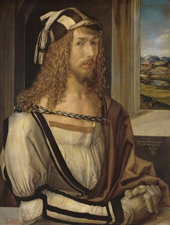 Albrecht Dürer (1471-1528), Autoportrait. 1498, peinture (huile sur toile). Musée du Prado