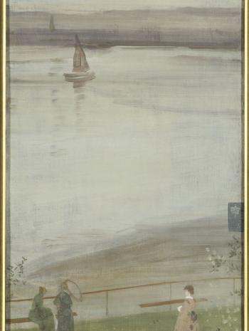 James Abbott McNeill Whistler (1834-1903), Variations en violet et vert. 1871, peinture (huile sur toile), 61,5 × 36 cm. Paris, musée d’Orsay