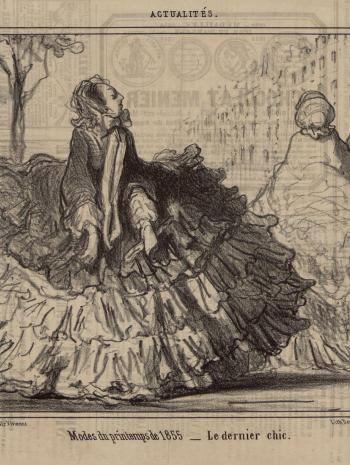Modes du printemps de 1855 -Honoré Daumier 