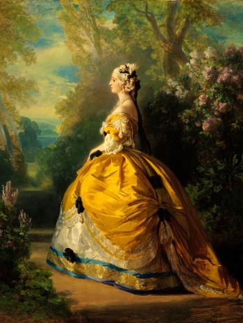 L’Impératrice Eugénie en Marie-Antoinette -Franz Xaver Winterhalter 