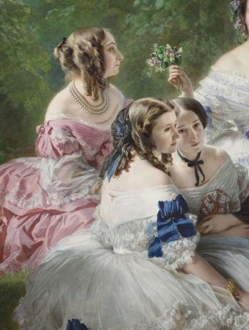 L’Impératrice Eugénie entourée des dames de sa cour - Franz Xavier Winterhalter 