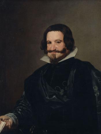 Diego Velázquez (1599-1660), Portrait de Gaspar de Guzmán, comte-duc d’Olivares, duc de Sanlúcar. 1635, peinture (huile sur toile), 92,5 × 74 cm. Allemagne, Dresde, Gemäldegalerie Alte Meister