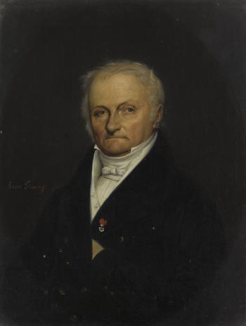 Léon François Antoine Fleury (1804-1858), Portrait de Martin-Guillaume Biennais (1764-1843). Vers 1835, peinture (huile sur toile), 35,5 × 27,5 cm. Rueil-Malmaison, musée national des châteaux de Malmaison et Bois-Préau (M.M.2013.2.3)