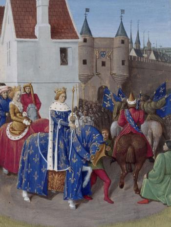 Grandes Chroniques de France - Jean Fouquet - enluminure - BNF