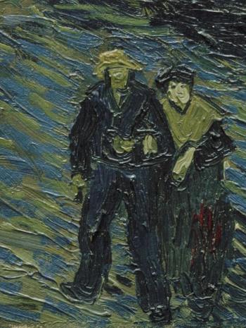 La Nuit étoilée – Vincent Van Gogh – Musée d’Orsay – Huile sur toile - détail 1