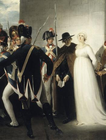 Marie-Antoinette conduite à son exécution le 16 octobre 1793