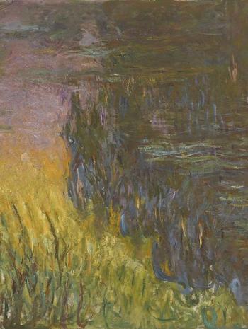Les Nymphéas : Soleil couchant