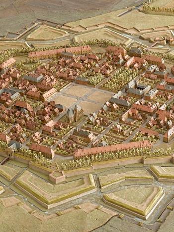 Plan-relief de la ville de Neuf-Brisach