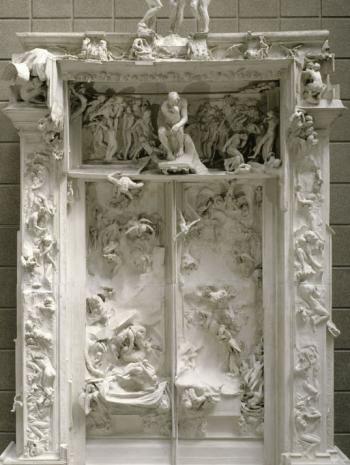 La Porte de l'Enfer - Rodin - plâtre - musée d'Orsay