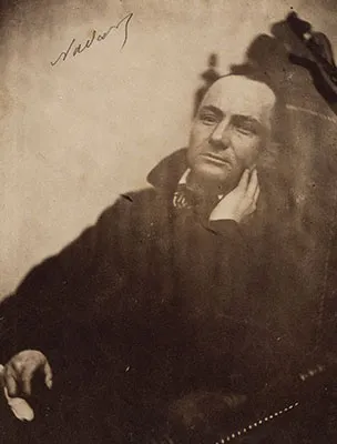 Nadar, Charles Baudelaire au fauteuil