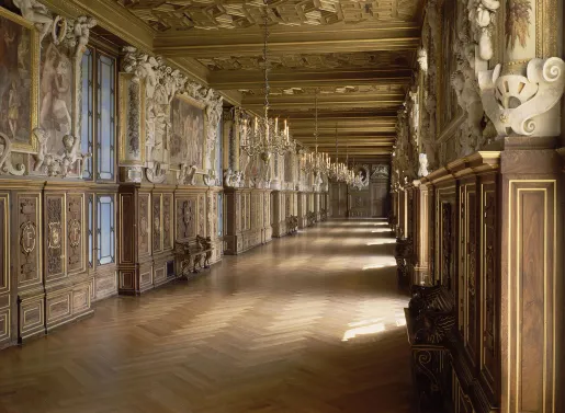 vue d'ensemble de la galerie François Ier