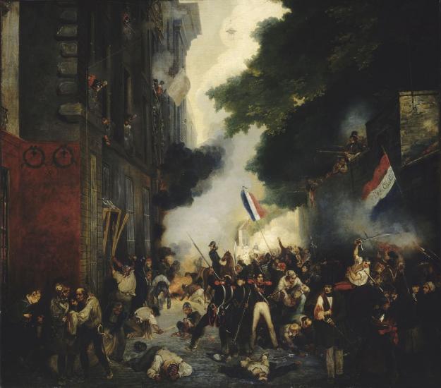 Le 28 Juillet 1830. La Liberté Guidant Le Peuple Par - œuvre D'art ...