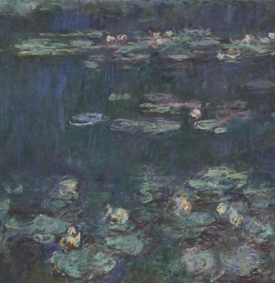Nymphéas - Reflets verts