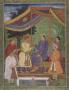 Portrait de l'empereur Jahangir avec ses fils Khusraw et Parviz