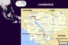 Carte géographique du Cambodge