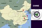 Carte géographique de la Chine