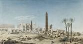 Vue des temples de Karnak 