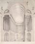 Coupe et perspective intérieure de la Chapelle du château de Versailles